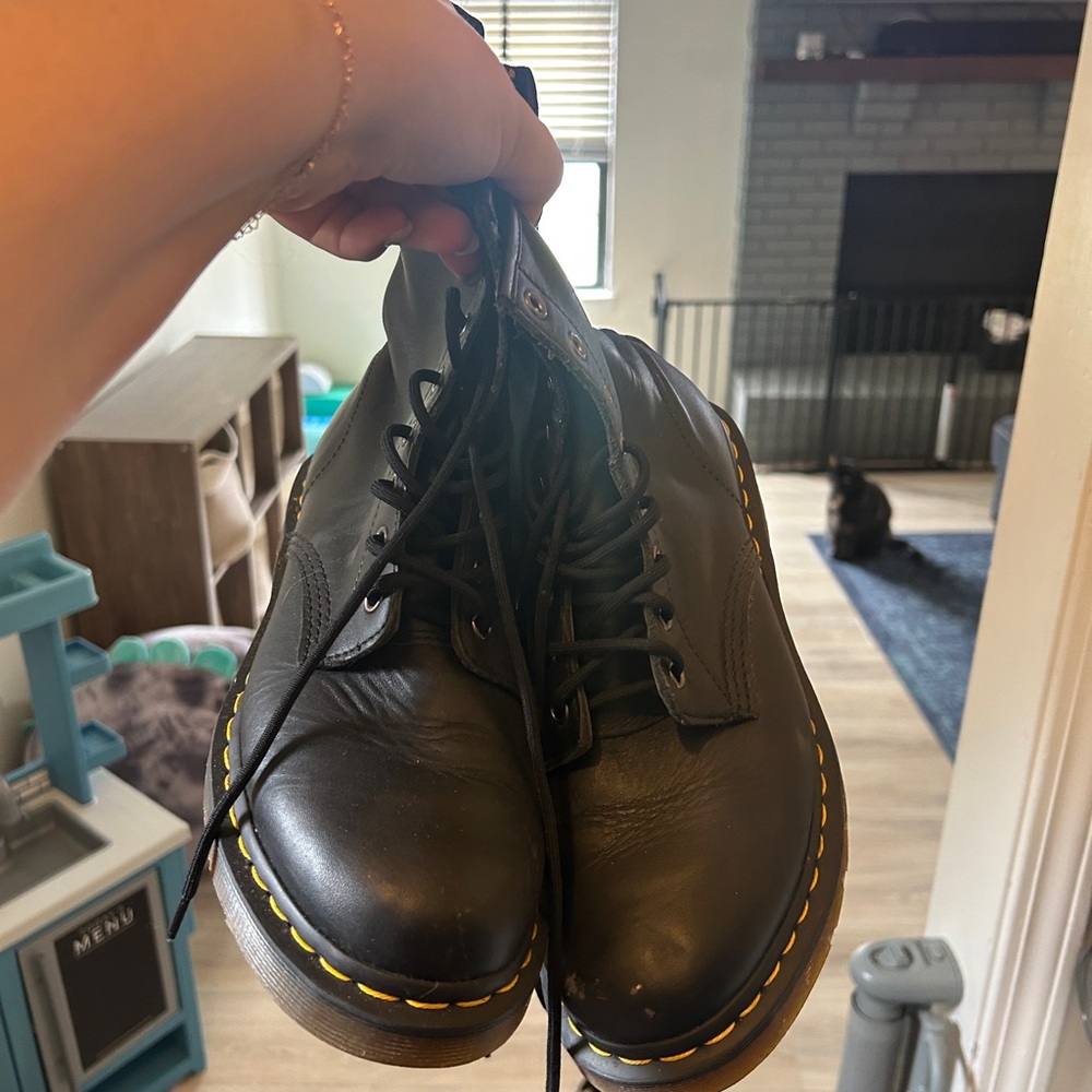 Women’s Black Dr. Martens Boots